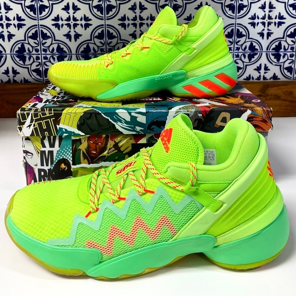 Marvel x Adidas D.O.N. Issue 2 Spidey Sense Basketball Shoes Mens Size11.5 - Picture 2 of 16